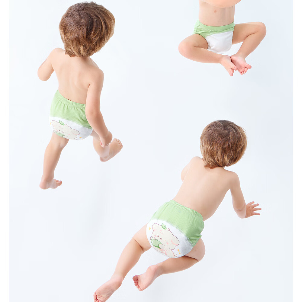 Betis Potty Training Pants Baby Diaper Waterproof Washable Baby Toilet Training Pants Size 110 2-Pack Sweet Rabbit Little Lamb 31