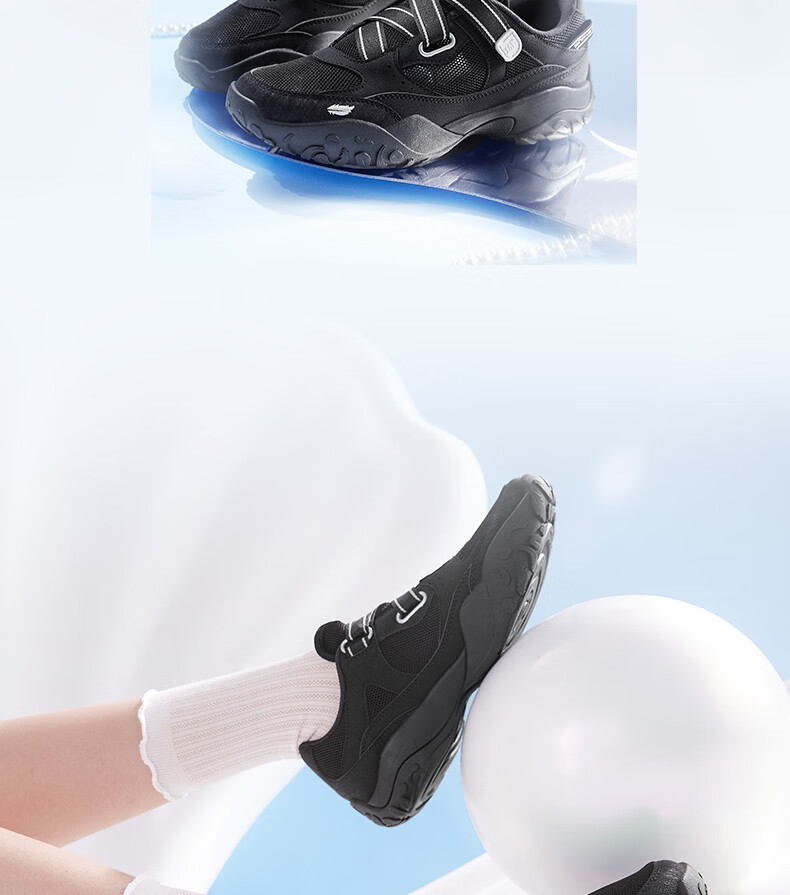 361° Women's Sports Shoes Spring Summer New Thin Sole Breathable Mary Jane Swan Shoes Retro Casual Shoes 682626777-2 20