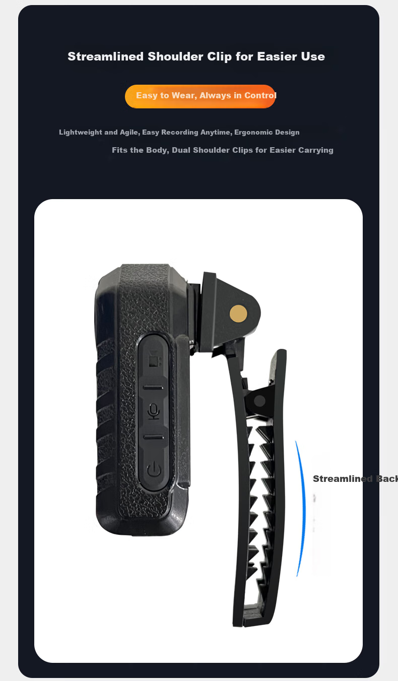 Yingjiying YDSJ-3.7(A) Intrusion Prevention And Explosion-Proof Law Enforcement Body Camera, 2K High-Definition Audio And Video Portable Camera, 128GB 5