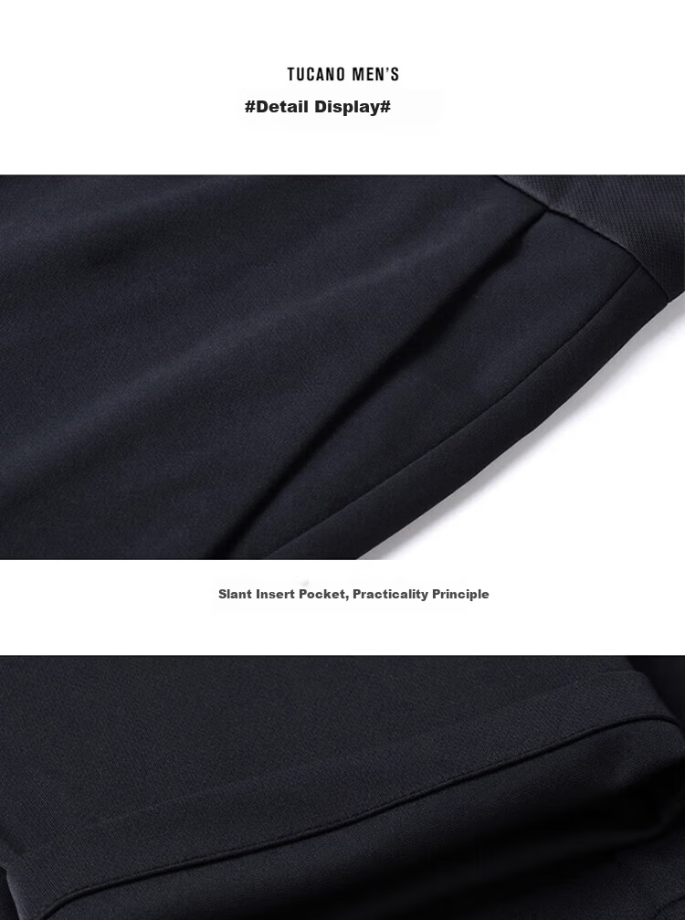 Romon Men's Non-Iron Business Dress Pants Casual Stretch Straight-Leg Dad Pants Black Thin 30 16