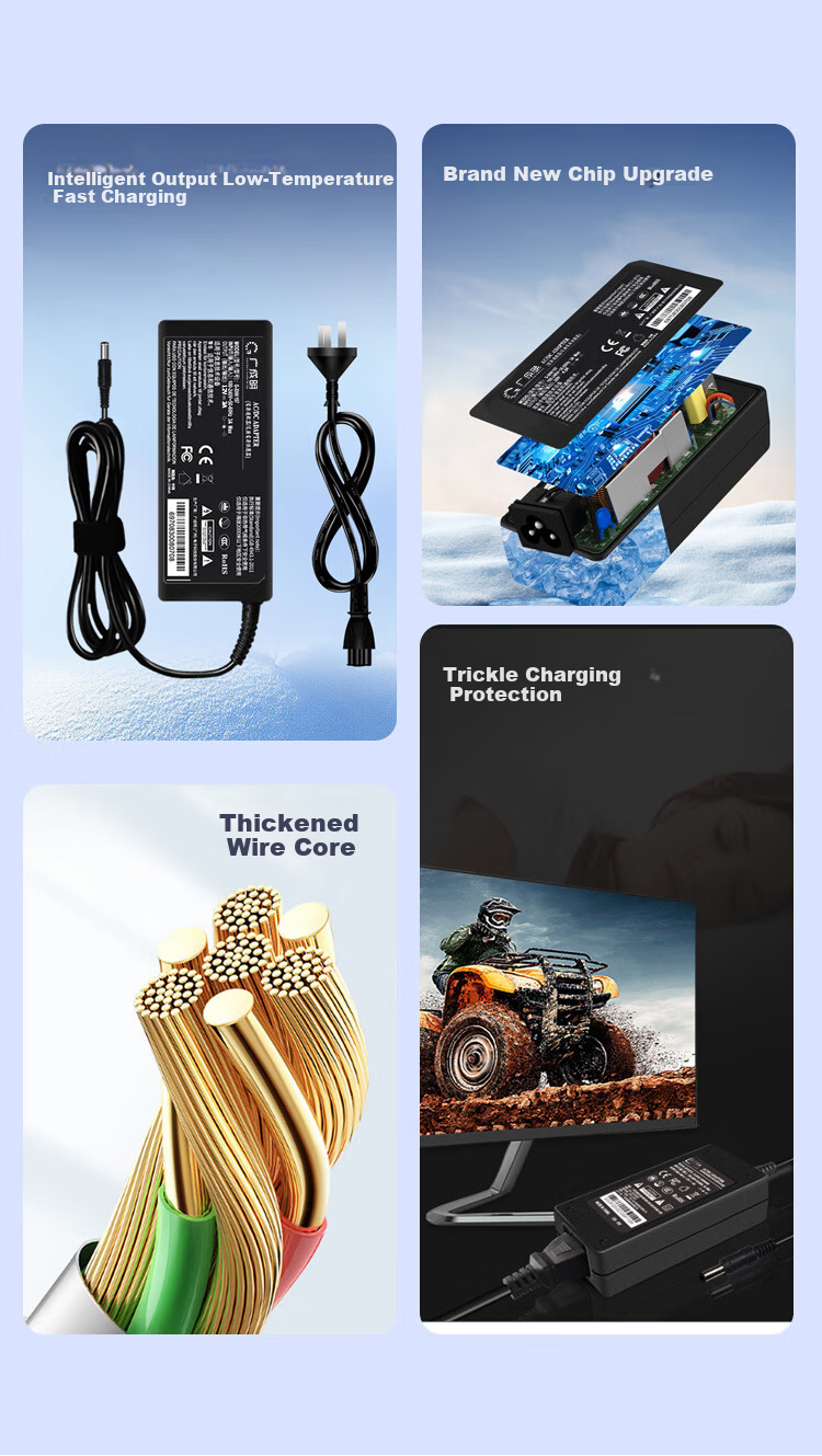 Guangchengming Power Adapter for Samsung 14V 3A 2.5A 2.14A 1.43A Desktop LCD Monitor Charger with Large Pin 6.5*4.4mm 2