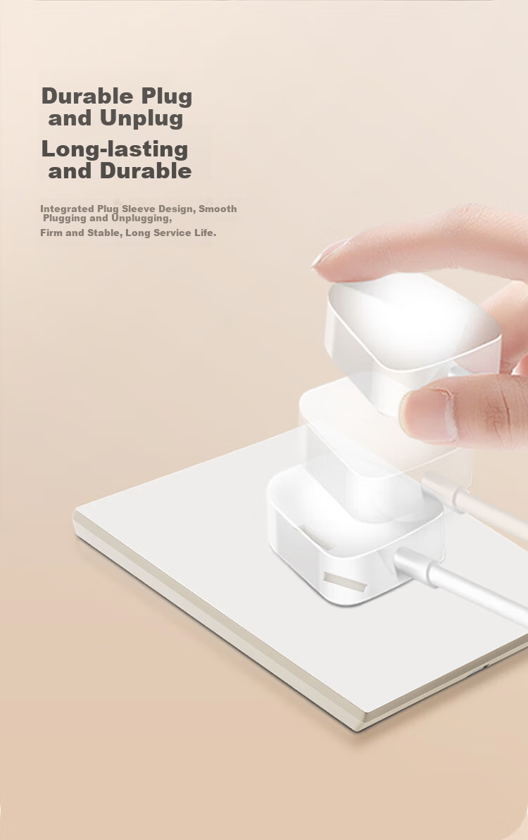 BULL G57 Butterfly Ultra-Thin Skin-Feel 16A High-Power Switch Socket G57E204 Beige White 6