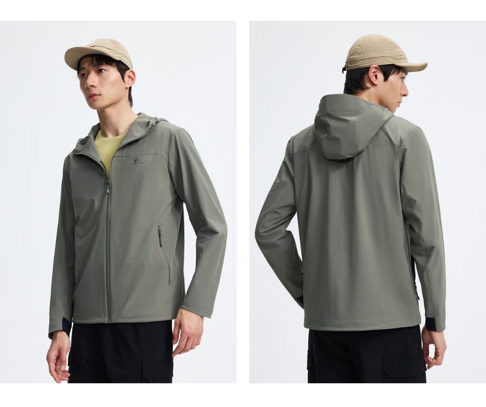 Toread Seals LT Men's Lightweight Breathable Softshell Jacket Casual Outdoor Sports Durable Hooded Coat 20