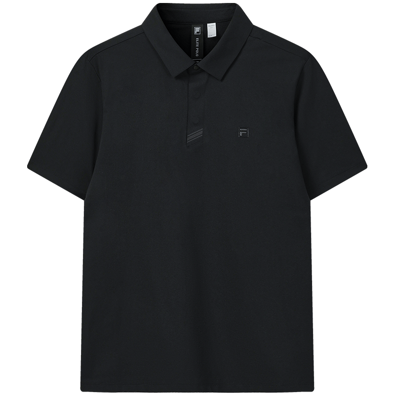 FILA Official Wang Yang Men's Knitted Short Sleeve Polo Shirt 2026 Summer Moisture-Wicking Quick-Dry Comfortable Top