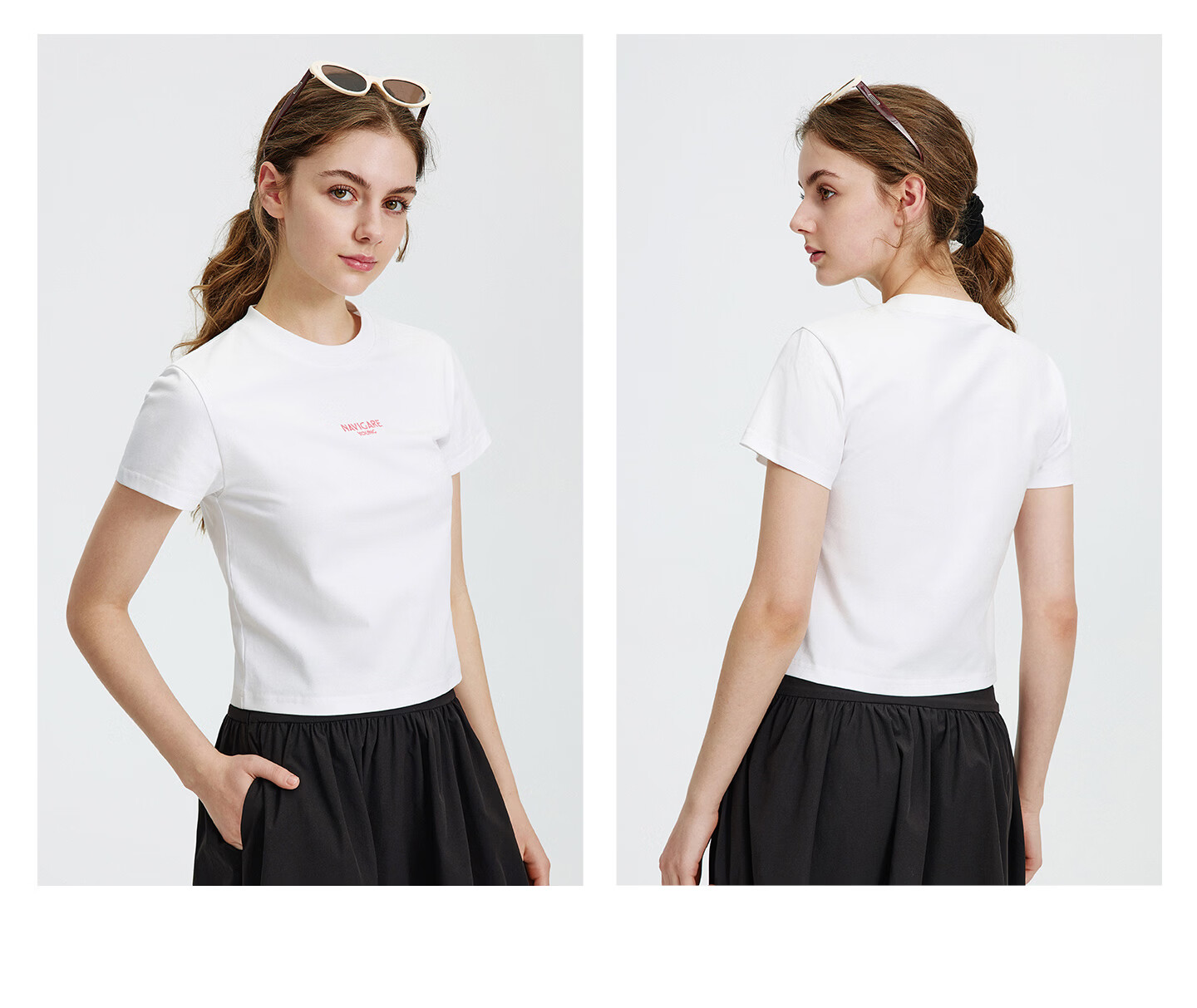 Navigare Small Sailboat Slim Fit Short Top 2026 New Women's Basic Cool Quick-Dry Short Sleeve T-Shirt 3325506542 23