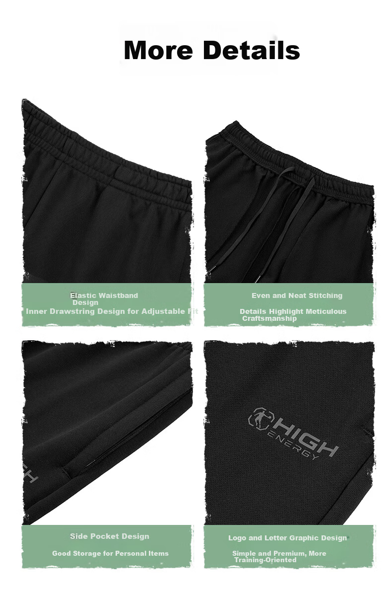 Jordan Men's Spring Sports Pants Straight Loose Running Knit Casual Trousers 13