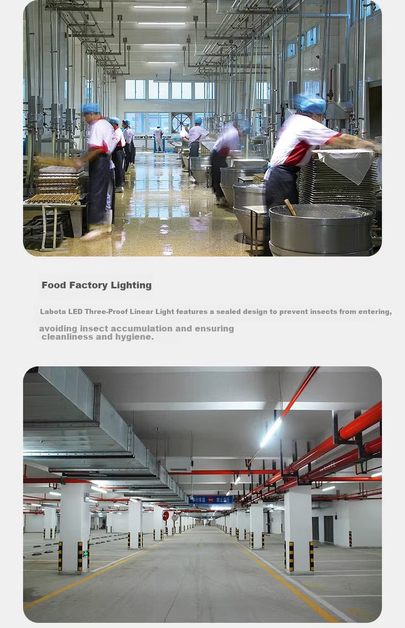 Fanyao LED Tube Light IP65 Waterproof Integrated Bracket Light Frostproof Moistureproof Dustproof Workshop Factory Cold Storage Lighting White Light - 1.2m - 36W 17