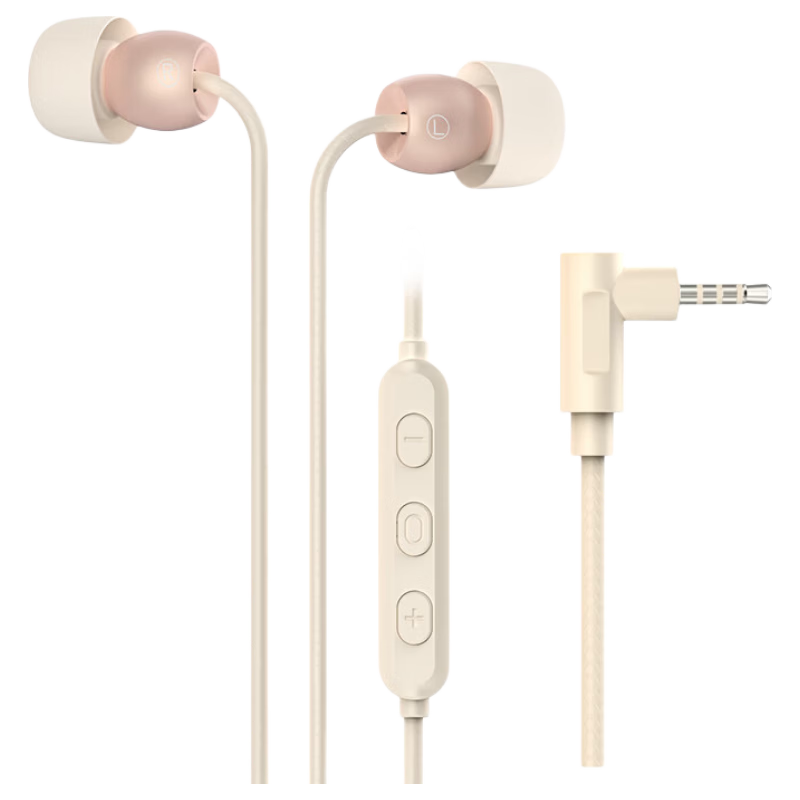 Wedoking Sleep ASMR In-Ear Wired Side-Sleep Noise-Isolating Earphones with 3.5mm Round Jack, Wired Control, Sleep Aid, Anti-Snoring Compatible with Huawei and Apple iPhone 15/16/17
