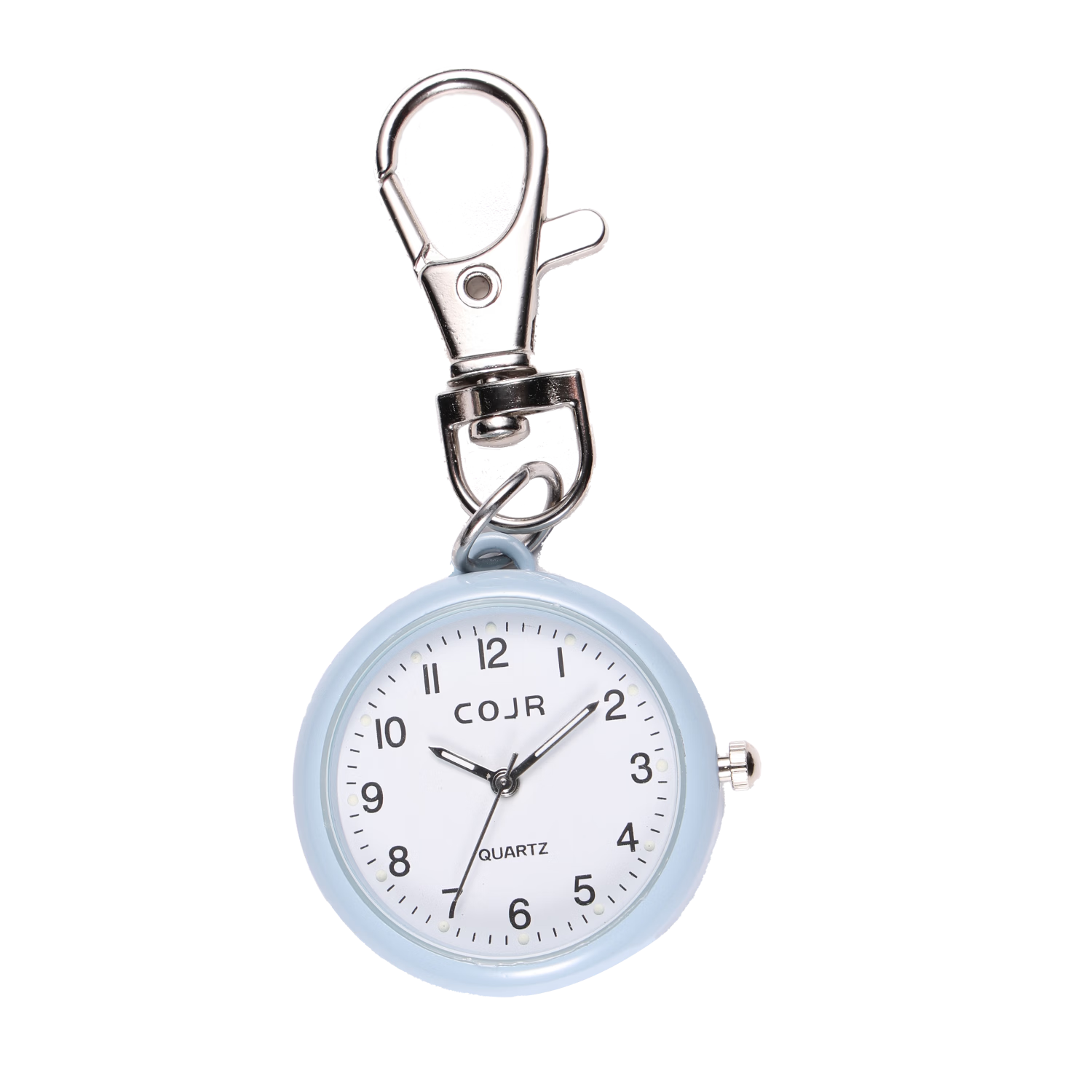 COJR Student Exam Watch Portable Mini Keychain Pocket Watch for Men and Women Time Only