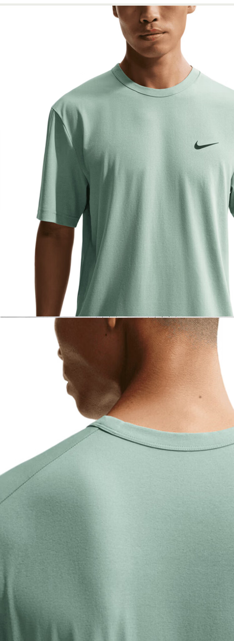 Nike Men's Short Sleeve T-Shirt Breathable Simple Daily Wear DV9840-007 Green L 3