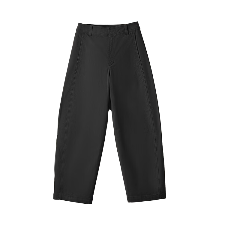 JD Jingzao Curved Blade Pants Women 2026 New Casual Pants Spring Autumn Sports Loose Low Hip Black XL