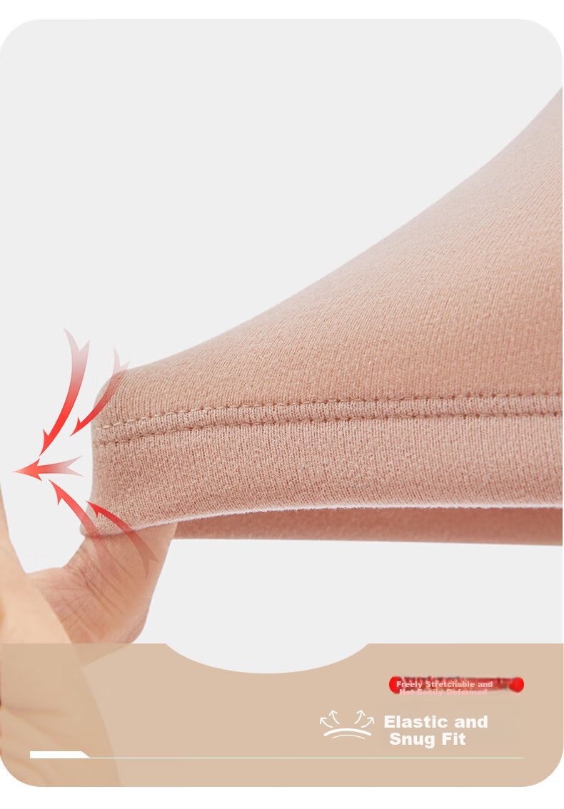Yiershuang [Anti-Mite Deodorant] Autumn Winter Cashmere Silk Thermal Underwear Set 5A Antibacterial Women's Fleece-Lined Top and Bottom 11