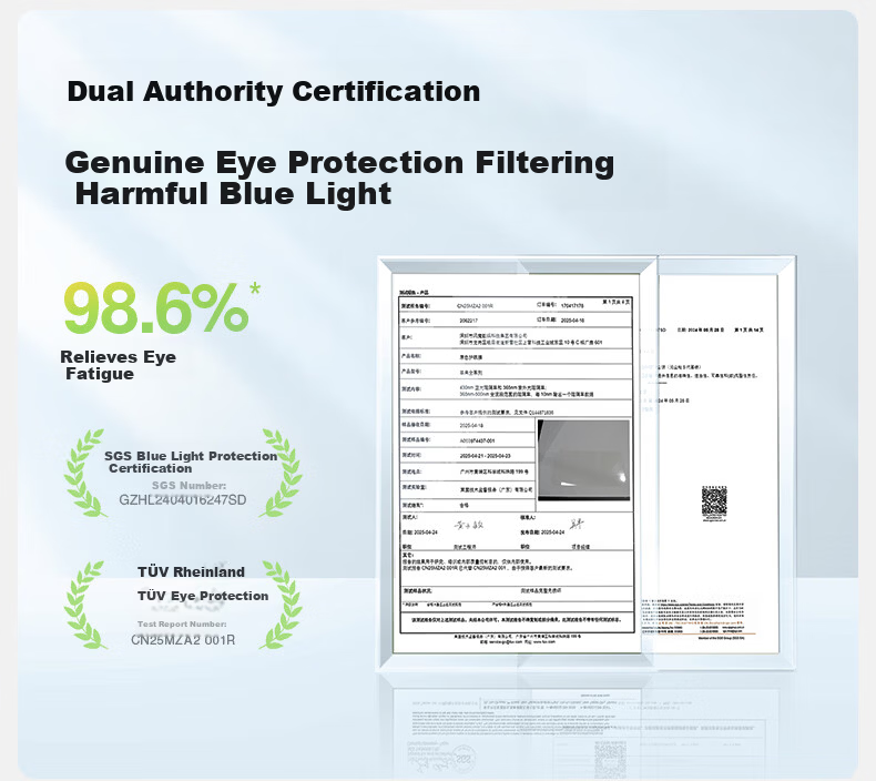 Shanmo Tempered Glass Screen Protector for iPad Air 8/7/6 [Eye Protection Certified | Dust-Free Easy Installation] 11-Inch 2023/2022 M4 Chip Eye Protection HD Dust-Free Storage Film 2