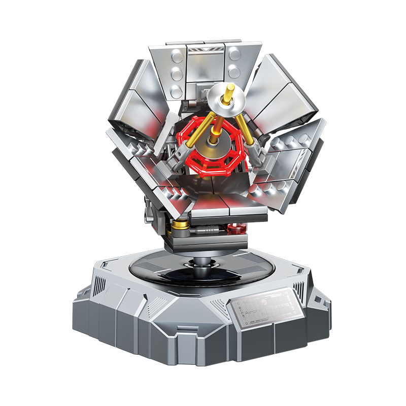 F5 Children's Building Blocks Radar Military Assembly Model Solar Toy for Ages 6-8-12 Boys and Girls Birthday Gift