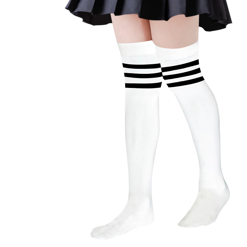 Zhiyouban Children's Socks Spring Autumn Summer Thin High Tube Socks Girls Over-Knee Socks Mid-Calf Socks Baby Ultra-Thin Silk Stockings Long Tube Socks