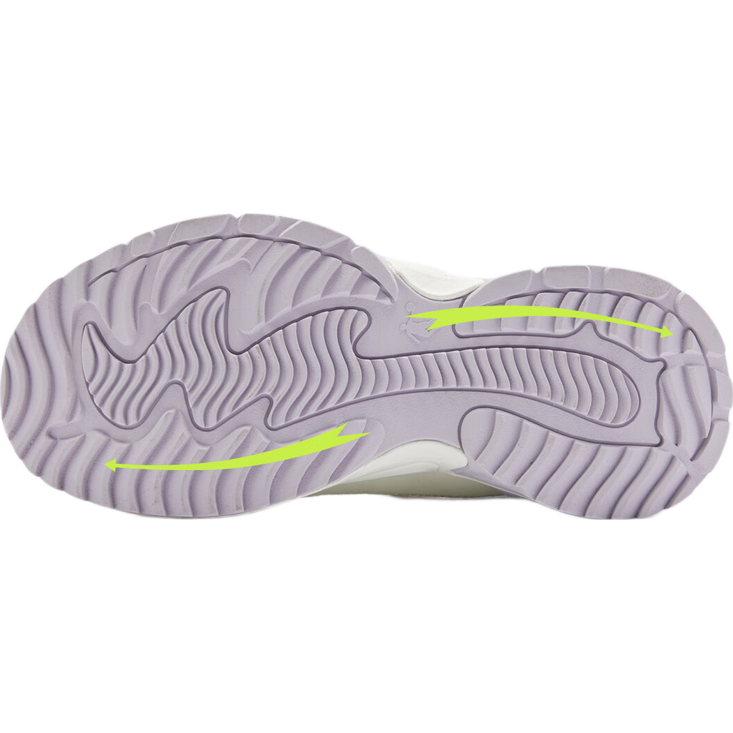 QIAODAN Girls' Casual Shoes Children's Winter High-Top Outdoor Hiking Leather Sports Shoes Black/Soft Gray Purple Size 35