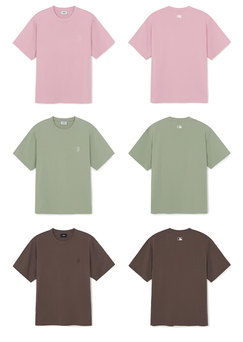 MLB Unisex Short Sleeve Sun Protection T-Shirt Casual Sports Loose Fit 26 New 3ATSB0263-45PKM-L 21