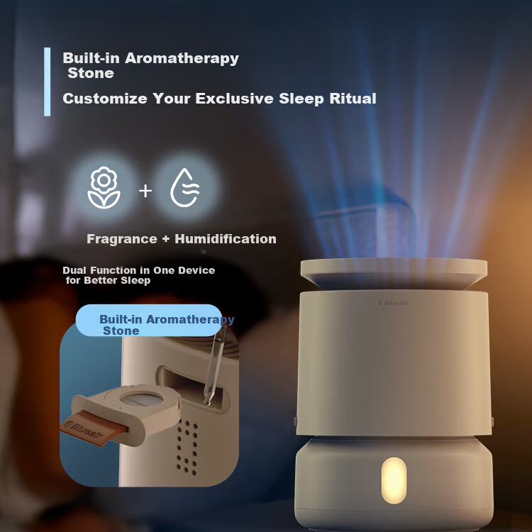 Blueair H38i Humidifier Baby-Safe Certified Home Bedroom Desktop Large Capacity Mist-Free Humidifier for Rhinitis