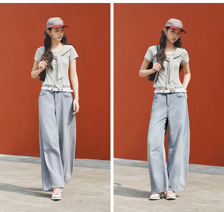 Semir Women's Summer Short Sleeve T-Shirt 2026 Lace Shoulder Shawl Collar Fake Two-Piece Slim Top 109326100024 17