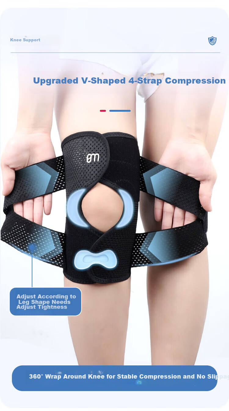 BM Medical Knee Brace for Meniscus Injury Running Mountaineering Basketball Synovitis Patella Knee Support 9