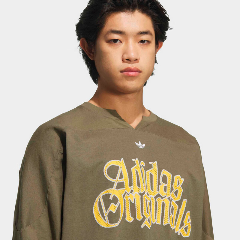 Adidas Originals Men's OG M TEE LS Long Sleeve T-Shirt KT3038 Olive Green S 6