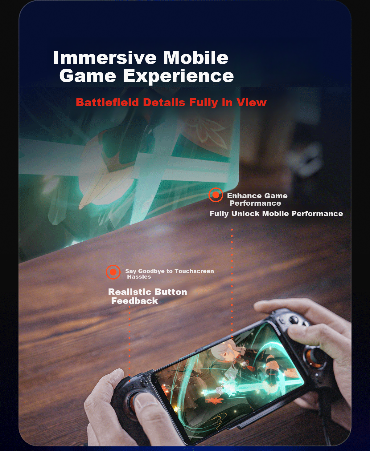 VITURE x 8BitDo AR Glasses Dedicated Mobile Game Controller Reclining Win Gamepad Streaming Genshin Impact Honkai: Star Rail Compatible with Android 2