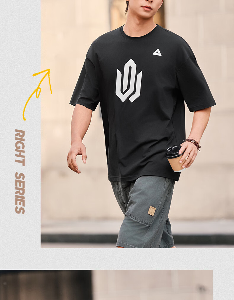 Peak Wiggins Quick-Dry Sports T-Shirt Men Summer Basketball Running Short Sleeve Fitness Outdoor Top DF662221 13