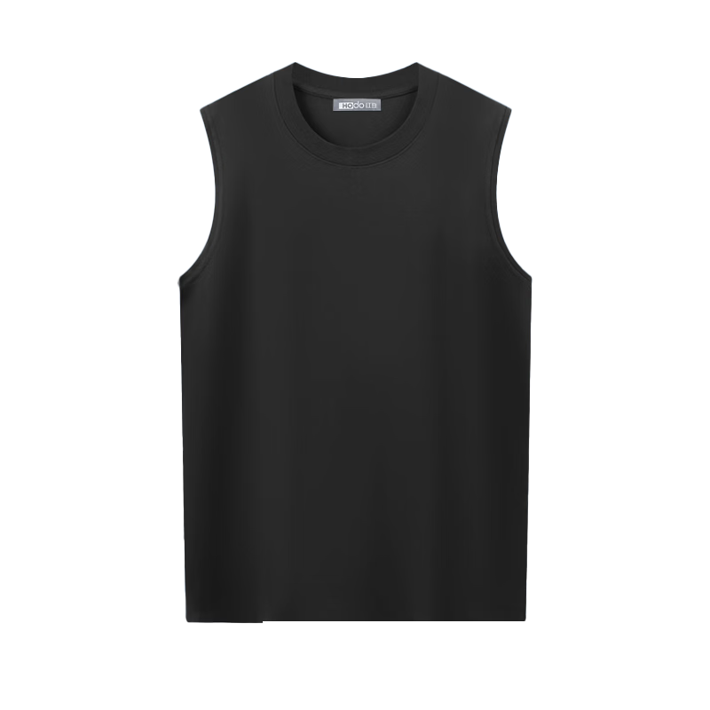 Hodo Men's Summer Cool Feeling Pure Cotton Skin-Friendly Comfortable Casual Sports Quick-Dry Sleeveless T-Shirt White 3XL