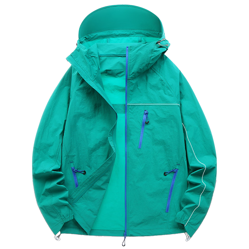 JEEP SPIRIT Unisex Summer Outdoor Lightweight Breathable Cooling Sun Protection Jacket Casual Fishing Sunproof Coat