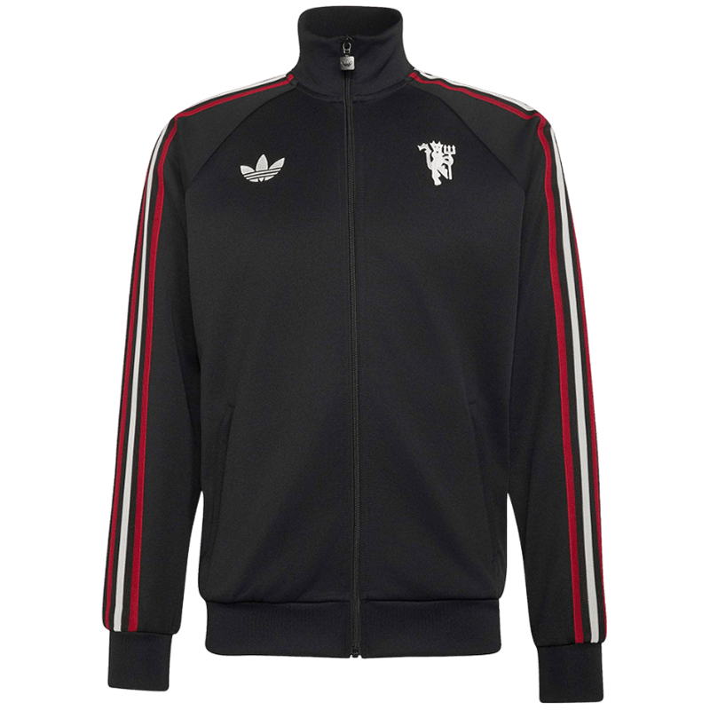 Adidas Men's Football Series MUFC OG TT Manchester United Football Casual Jacket JZ2230 Black M