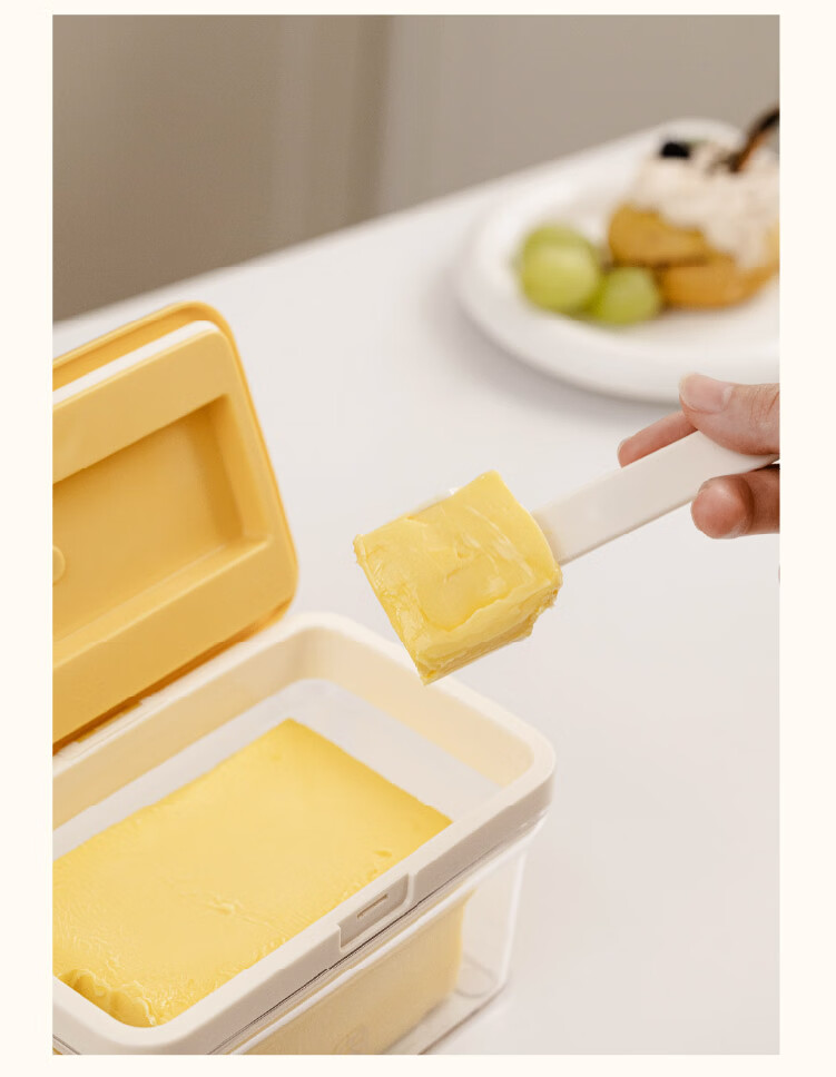 Shuke Butter Box Storage Container with Lid Refrigerator Storage Box Jar Butter Cutter Cheese Slicer 25