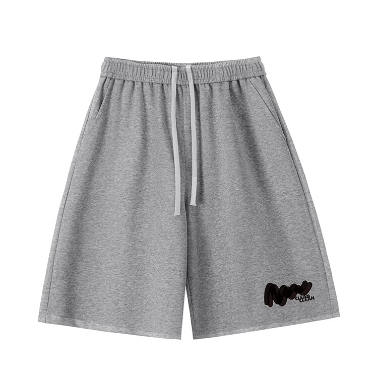 NASA GISS Official Streetwear Summer Shorts Men Trendy Youth Sports Loose Fit Versatile Knee-Length Pants Black 2XL 6