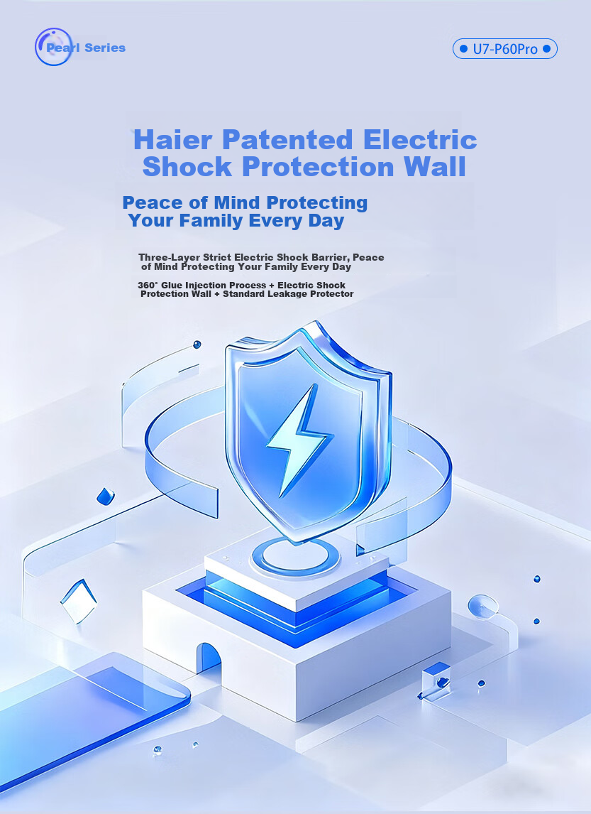 Haier Intelligent Toilet Seat, All-In Premium Series, Powerful Drying, Dual UV Sterilization, Automatic Deodorizing, Remote Control, V6-R80 12