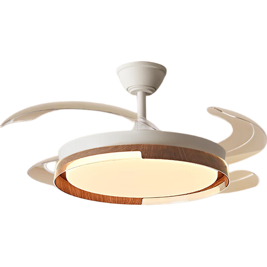ARROW Arrow Brand Pure Light Source Eye Protection Walnut Wood Fan Lamp Vintage Simple Ceiling Light Fixture