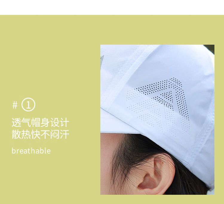 Miiow Women's Ultra-Thin Summer Mesh Breathable Sunshade Baseball Cap Outdoor Sports Hat White 23
