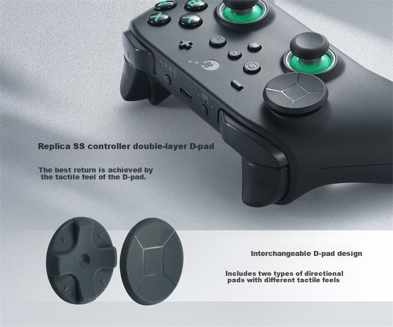 GuliKit TT Max Wireless Gaming Controller for Switch 2 Bluetooth One-Key Wake Adjustable Force Symmetric TMR Joystick PS5 Android Xbox PC Steam 10