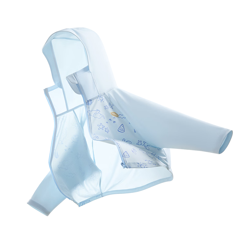Beitais Kids Sun Protection Jacket Boys and Girls Summer Ice Silk Cooling Breathable Thin Sunblock Coat Cape