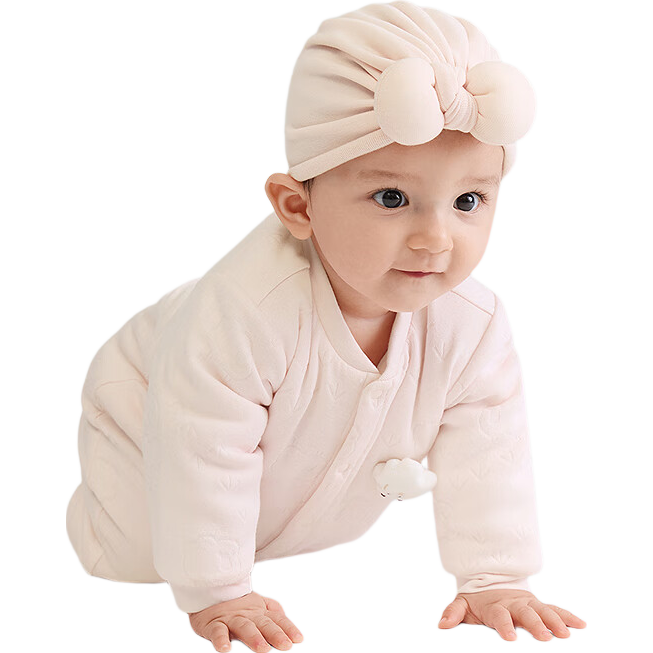 BALABALA Baby Romper Newborn Infant Bodysuit Unisex Winter Thickened Warm Soft Crawling Suit