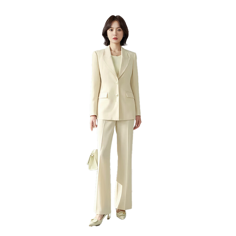 Miss Bird Women's Winter Suit Set Professional Interview Formal Workplace High-End Commuter Blazer Jacket