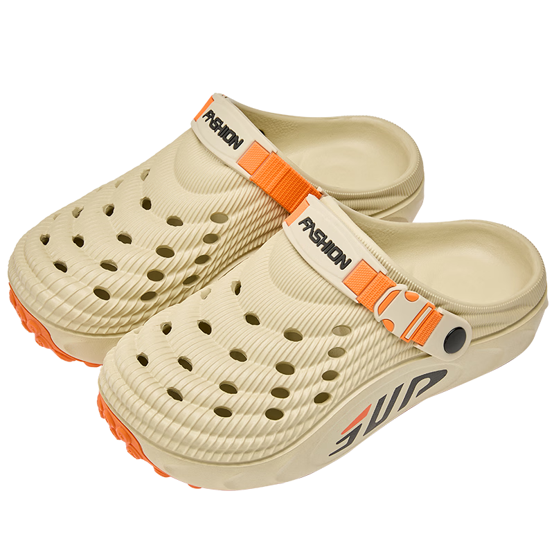TZLDN Men's Non-Slip Ventilated Summer Outdoor Beach Creek Walking Sandals Dual-Purpose EVA Odor-Resistant Slippers for Driving and Outdoor Wear