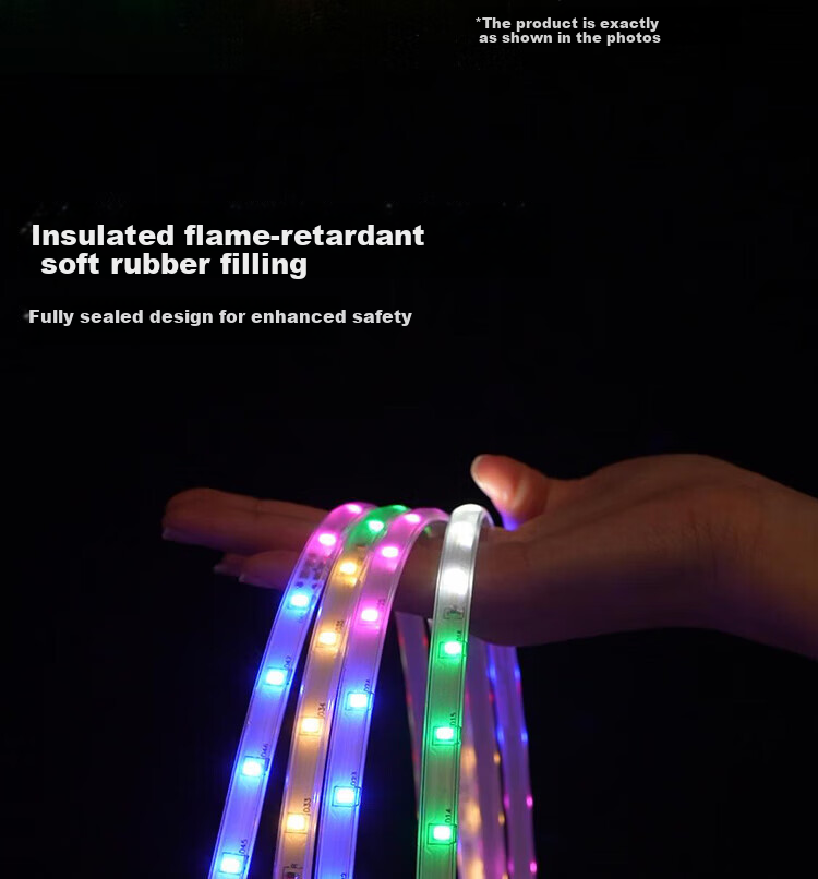 Eiperfic 48-LED Six-Color Running Light Strip Ambient Outdoor Waterproof 20m Rainproof Kit EF-PMD-048 2
