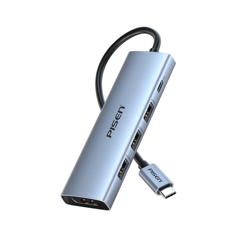 Pisen Type-C to DP1.4 Interface Expansion Dock, 8K60Hz Adapter, 240Hz High Refresh Rate, for Gaming Laptops, Apple Phones, Macbookpro Expansion Dock Converter