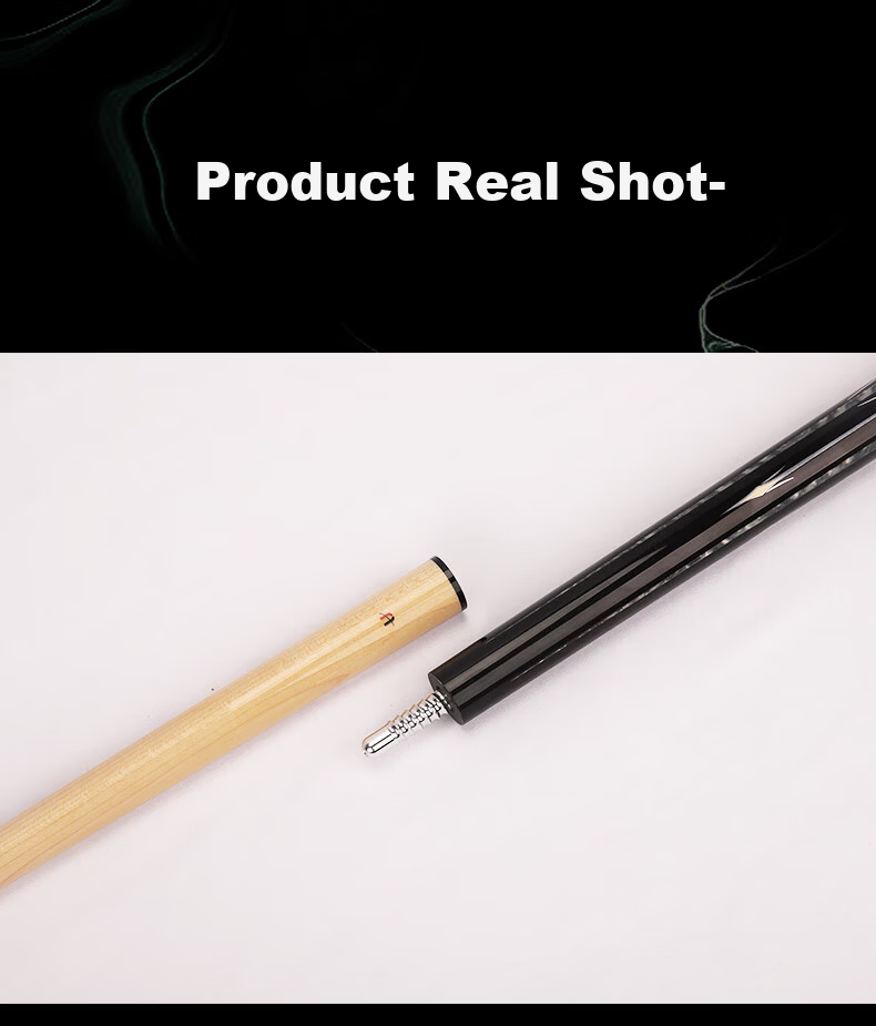 U Global Billiard Cue New Green Demon Series Fancy Nine-Ball Large Head Cue Chinese Eight-Ball Table Cue LM-0206 11