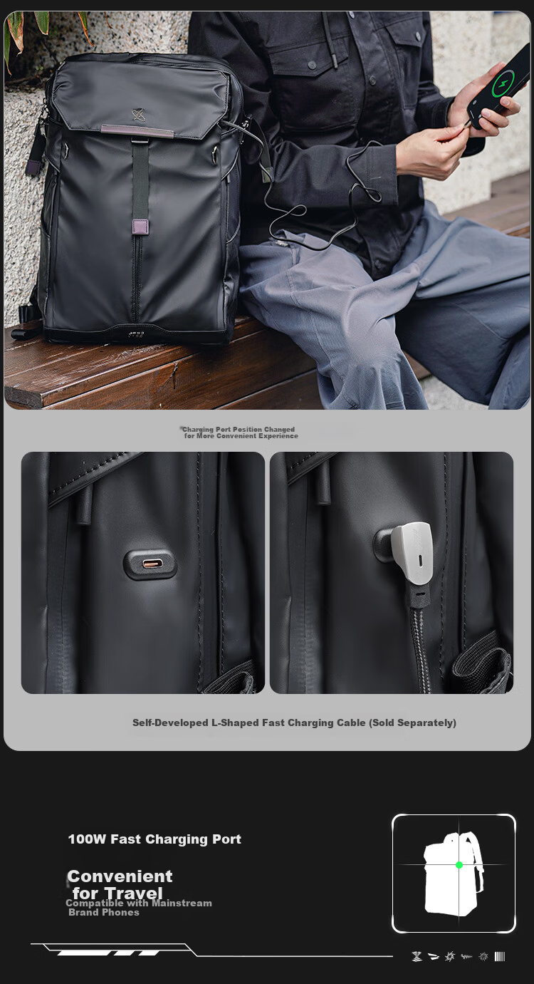 GYXX Zeus Z Air Men's Large Capacity Laptop Backpack Sports Casual Travel College School Bag 9