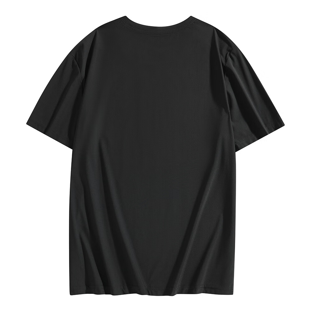 JEEP SPIRIT Men's Summer Ice Silk Quick-Dry Short Sleeve T-Shirt Running Sports Breathable Half Sleeve Top White M 28