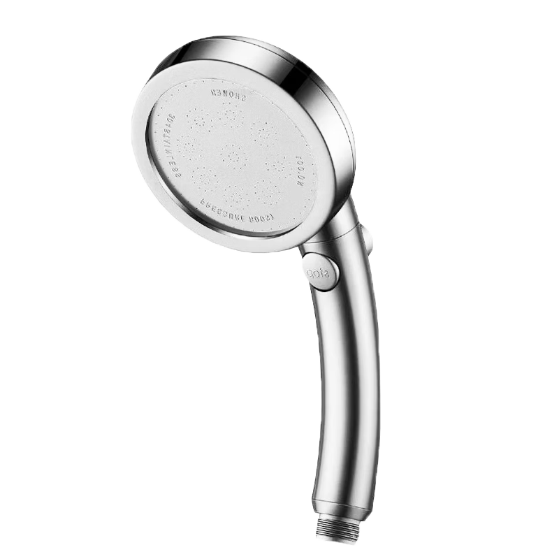 MUGE Bathroom High-Pressure Shower Head Large Panel Rotatable Handheld and Overhead Dual-Use Showerhead