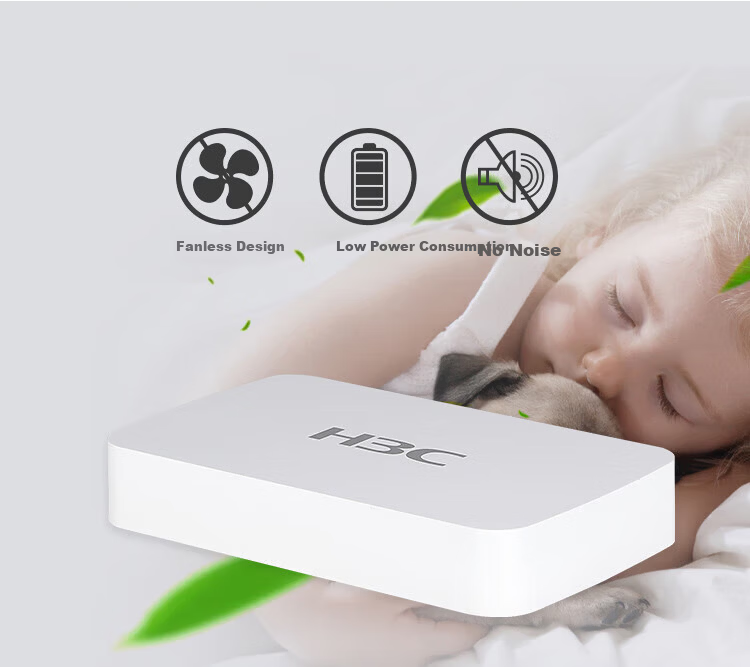 H3C S1205V 5-Port Gigabit Unmanaged Enterprise Desktop Network Switch Ethernet Splitter Commercial Home Switch 3