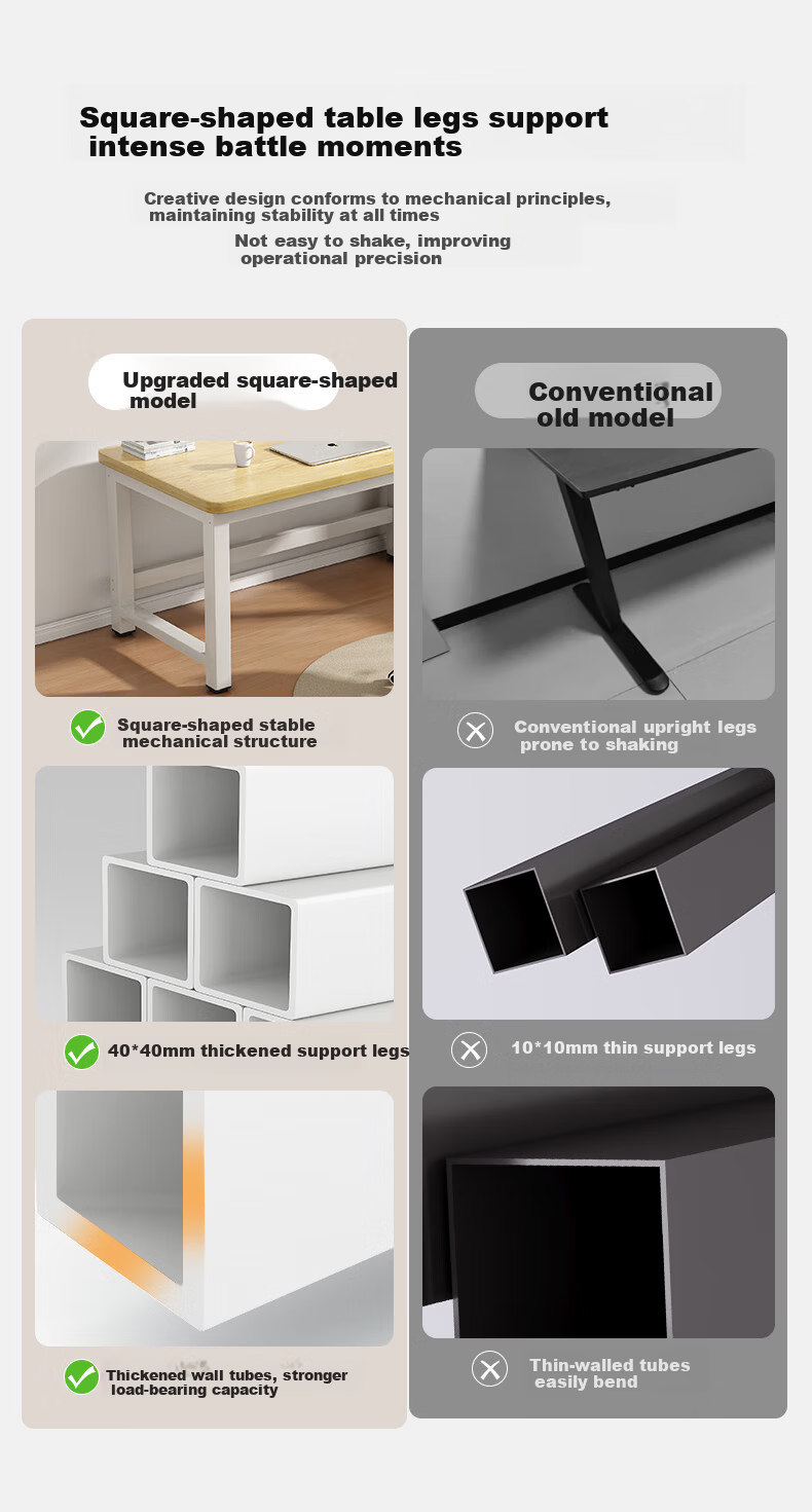 Chibilun Computer Desk Simple Home Bedroom Long Table Student Writing Study Office Large Desk 5