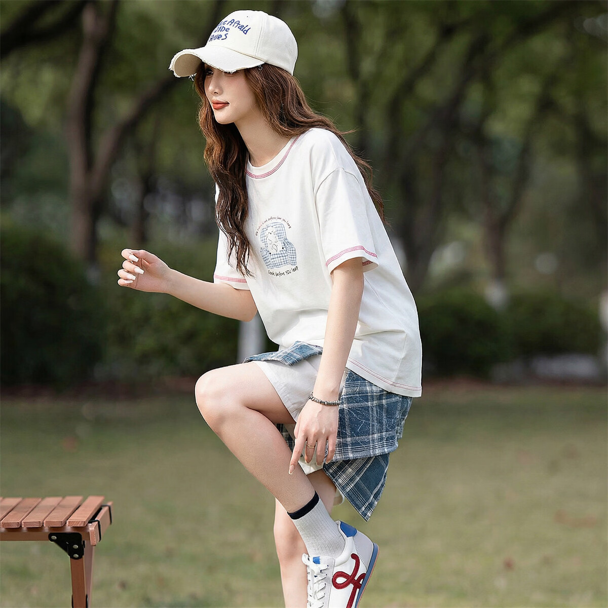 TonLion 2026 Summer New Short Sleeve T-Shirt Women Cool Feeling Youthful Petite Student Korean Style