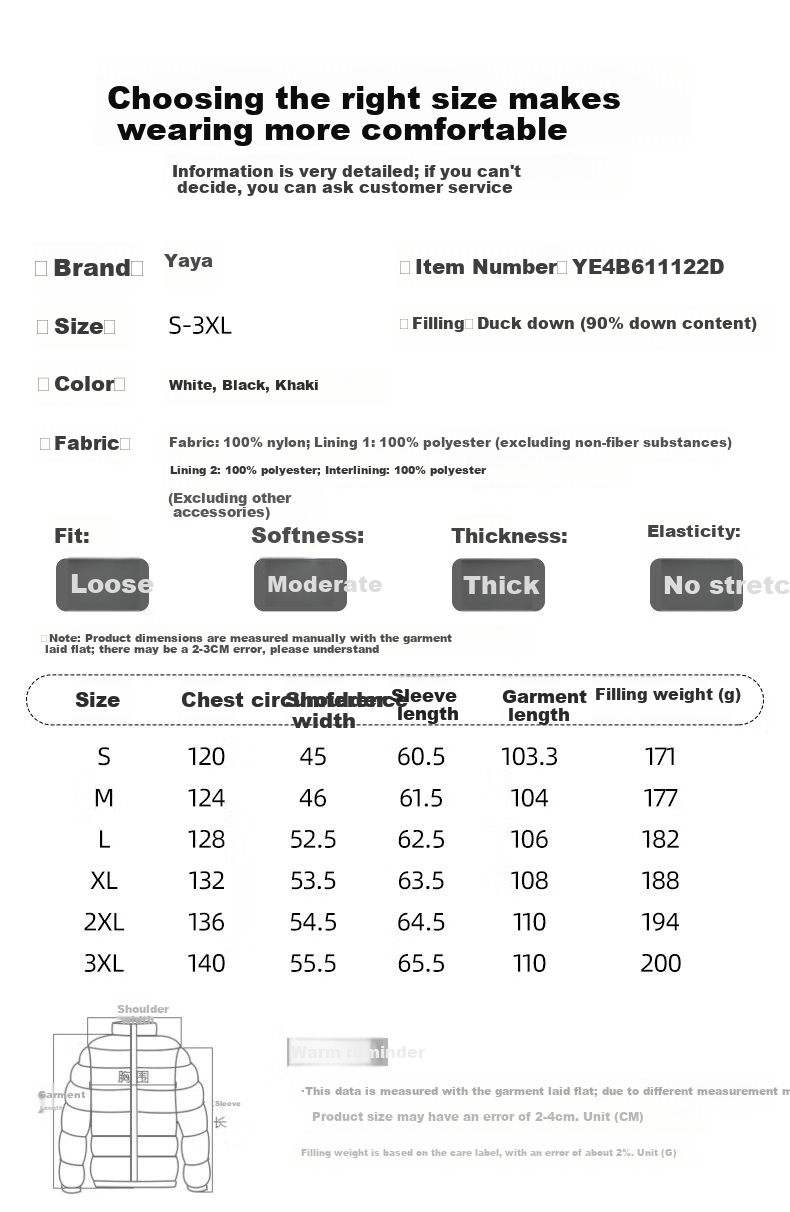 YAYA Luxury Gold Down Jacket Unisex Winter Extreme Cold Long Couple Over-the-Knee Thick Warm Coat 6